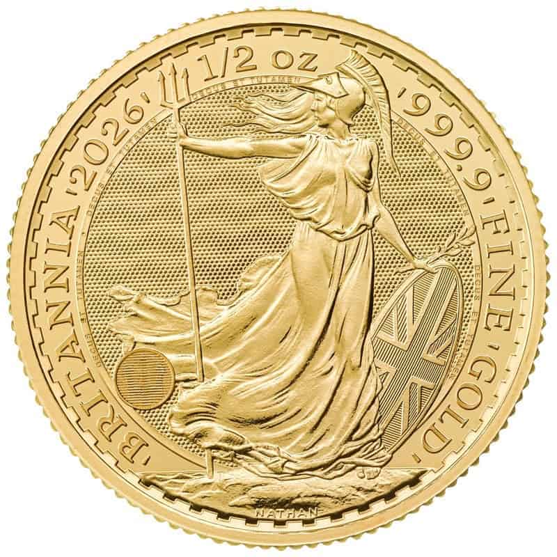 1/2 oz Gold Britannia Coin 2026