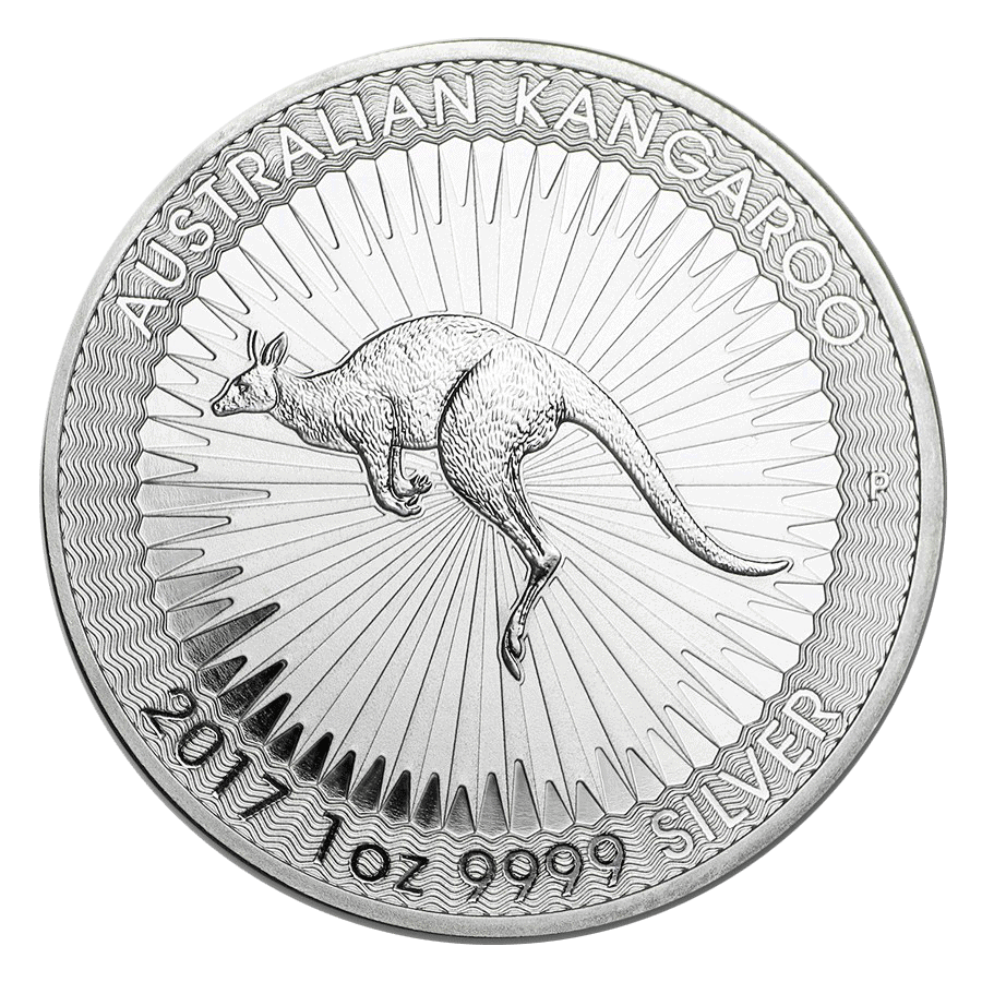 1 oz silver kangaroo reverse