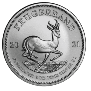 201 1oz silver Krugerrand coin reverse