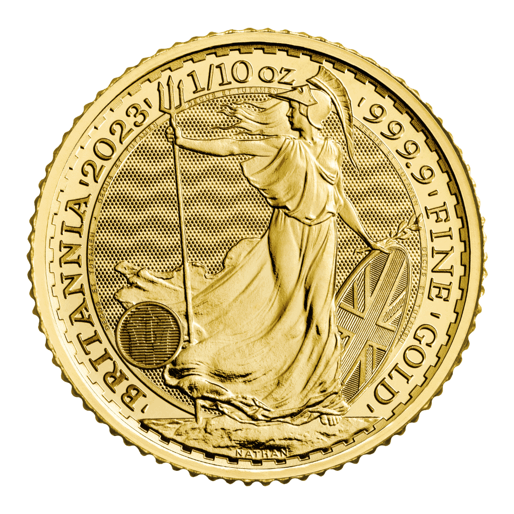 1/10 oz Gold Britannia QEII Coin 2023