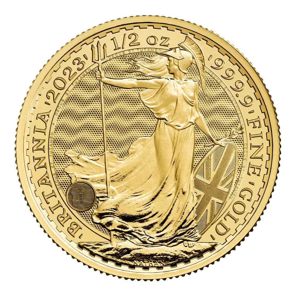 1/2 oz Gold Britannia QEII Coin 2023