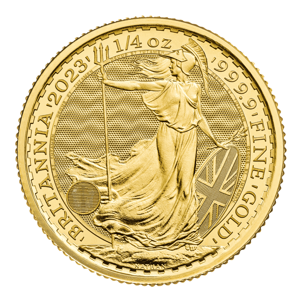 1/4 oz Gold Britannia KCIII Coin 2023