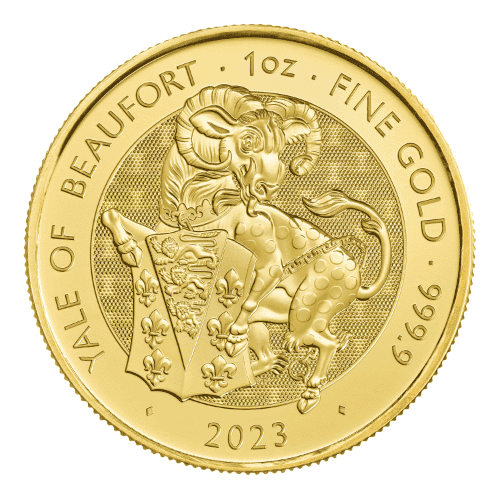 Yale of Beaufort - Tudor Beasts 1oz Gold Coin 2023