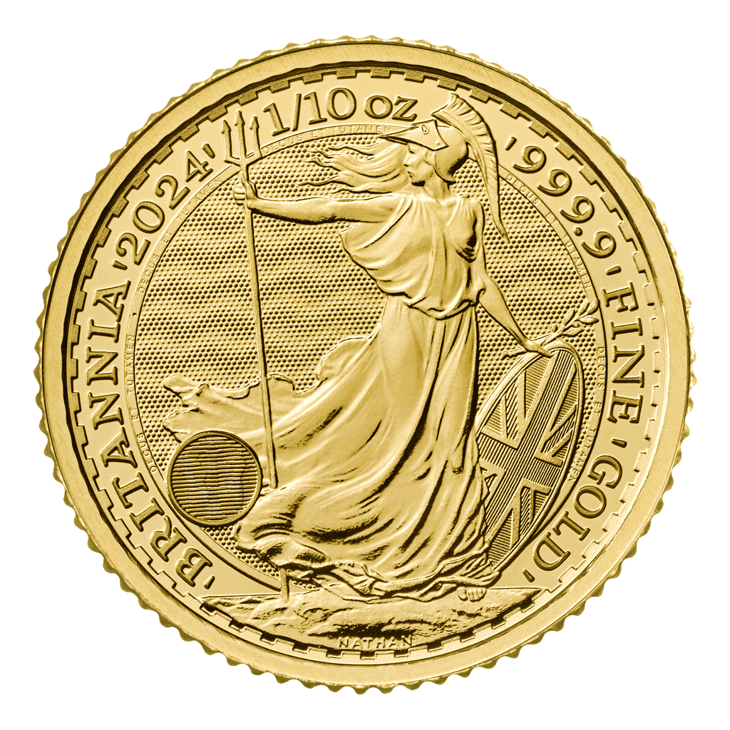 1/10 oz Gold Britannia Coin 2024