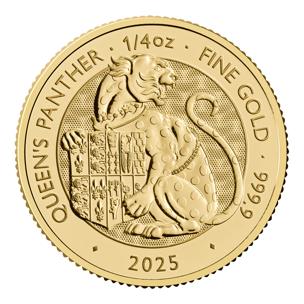The Queen’s Panther - Tudor Beasts 1/4oz Gold Coin 2025