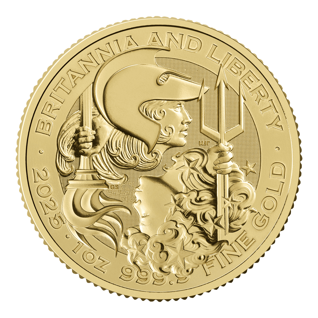 The Liberty and Britannia 1oz Gold Coin 2025