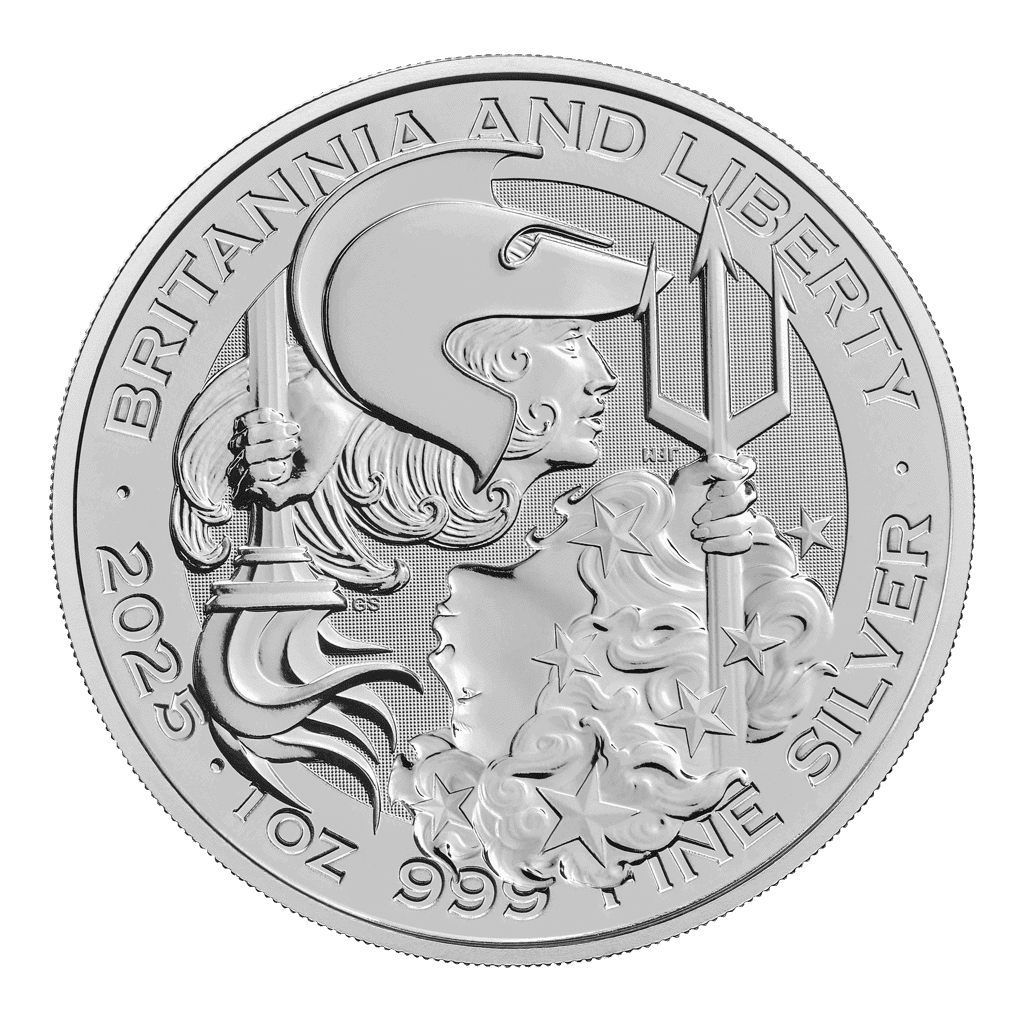 The Liberty and Britannia 1oz Silver Coin 2025