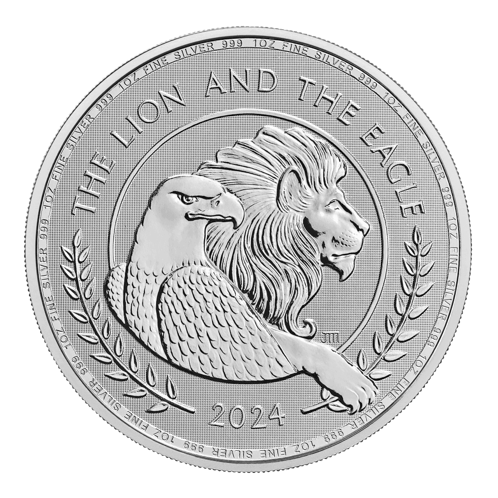 The Lion and The Eagle 1oz Silver Coin 2024