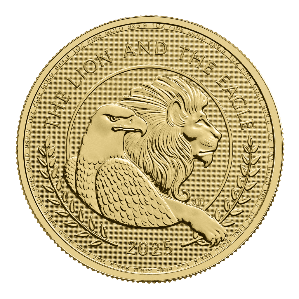 The Lion and The Eagle 1oz Gold Coin 2025