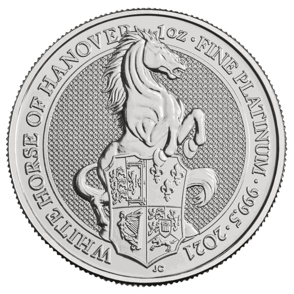 White Horse of Hanover 1oz Platinum 2021