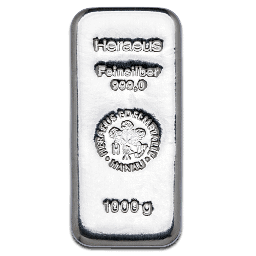 1 Kilo Silver Bar (Best Value)